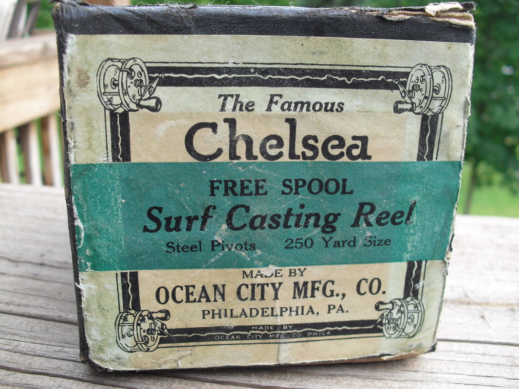 completely restored fishing reel in box: Ocean City #1999, made in